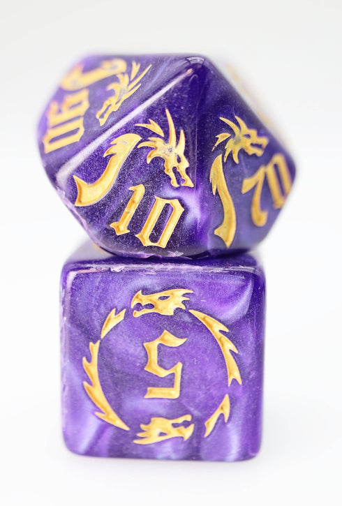 Drake's Flight: Enchanting RPG Dice Set